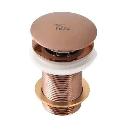 3 Inch  Rose Gold  Brass Pop Up Waste Coupling